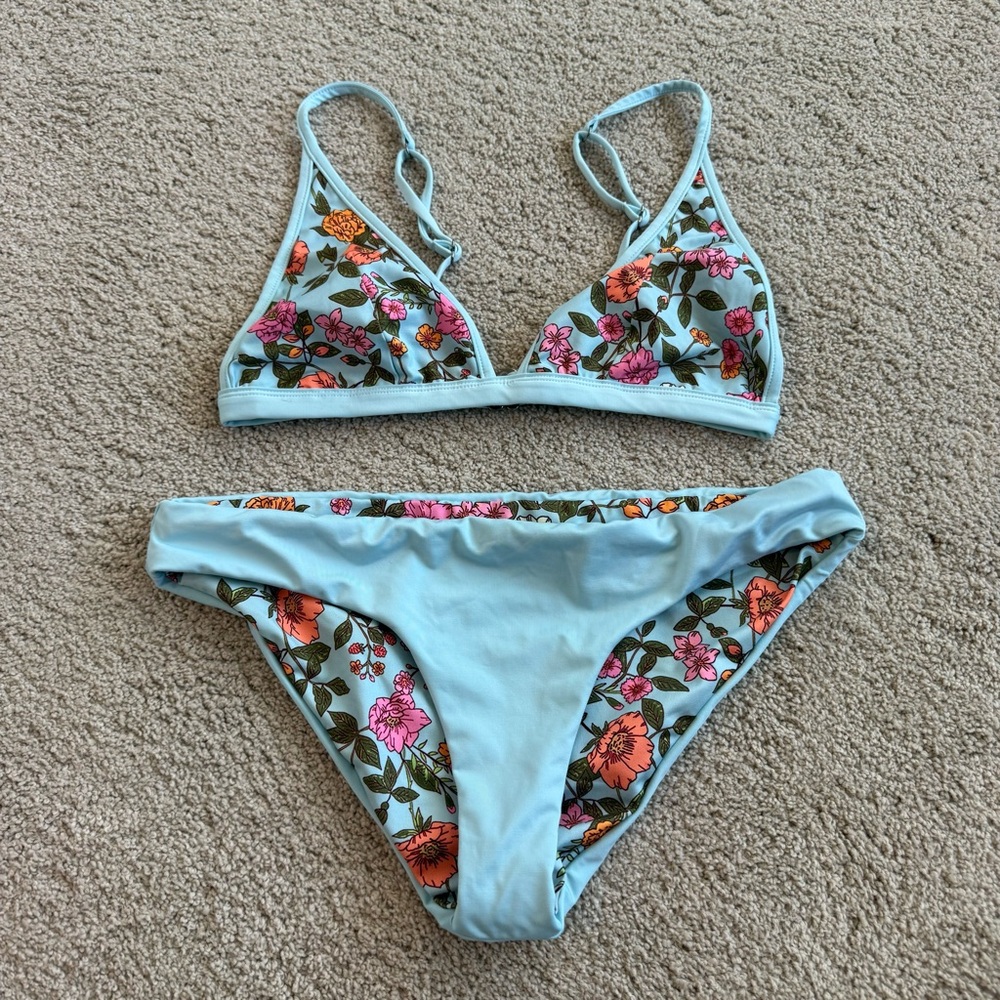 Maaji Floral Reversible Bikini Set